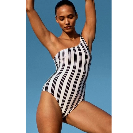 Badpak met kleurblokken